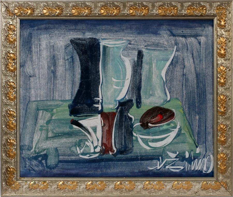 VYTAUTAS ZILIUS MONOTYPE ON BOARD, H 23", L 28", STILL (1 of 3)