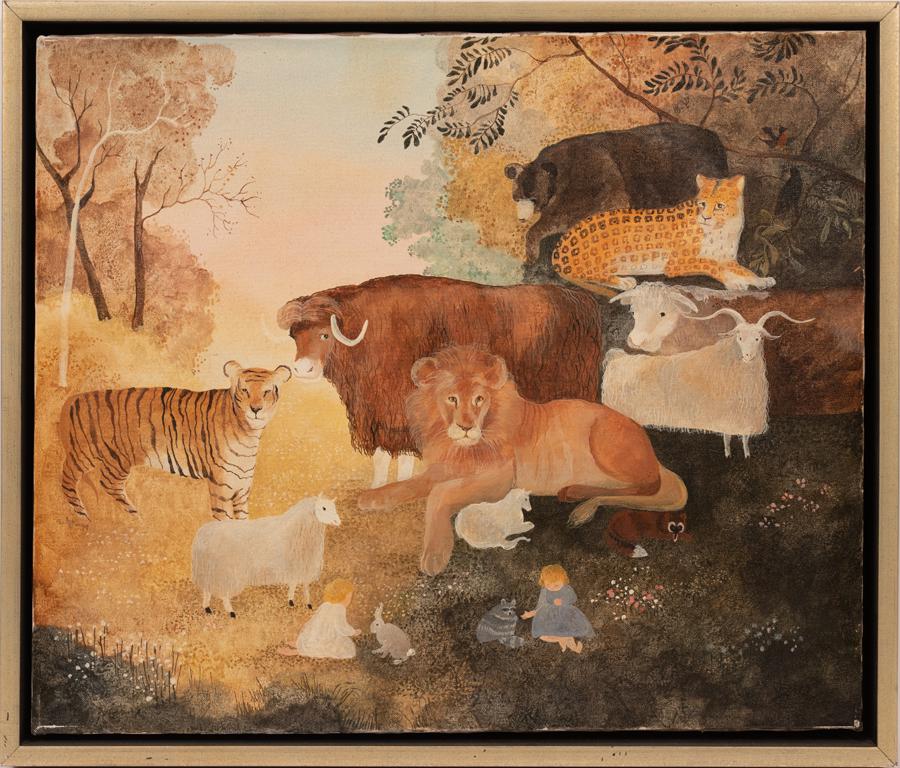 JEANNE DAVIES (AMERICAN, B. 1936) OIL ON CANVAS, H (1 of 4)