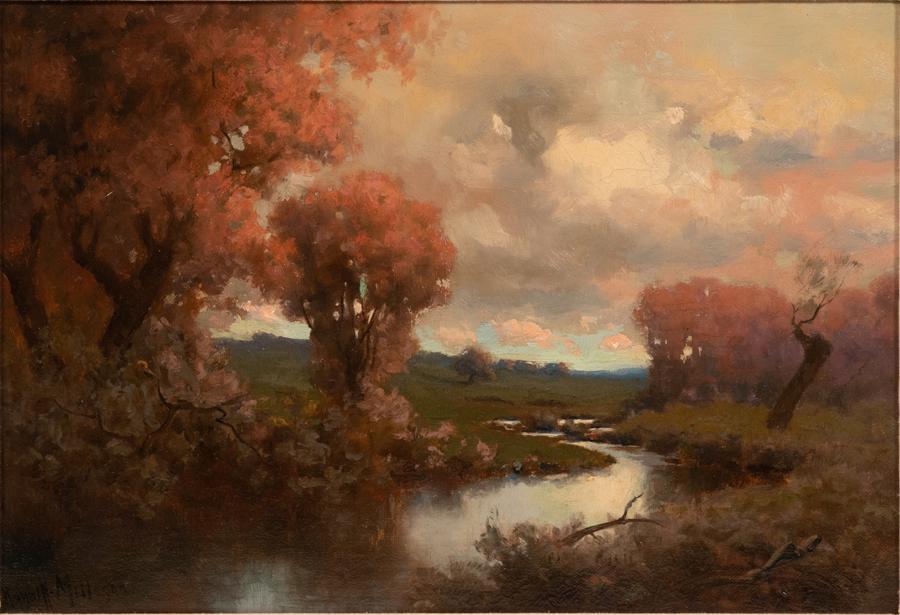 ROYAL HILL MILLESON (AMERICAN, 1849–35) OIL ON CANVAS H (1 of 5)