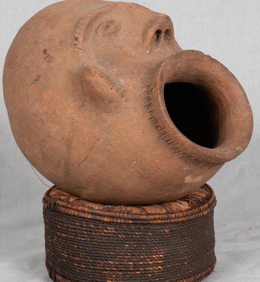 MAFA CULTURE, CAMEROON, AFRICAN EARTHENWARE DRINKING (1 of 3)