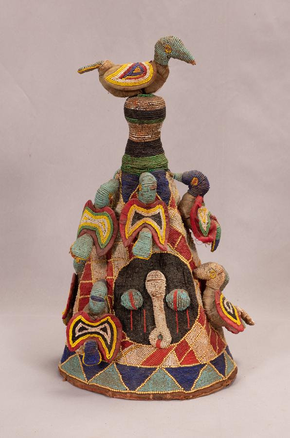 YORUBA, NIGERIA, AFRICAN BEADED AND EMBROIDERED (1 of 7)