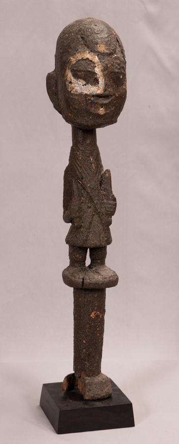YORUBA, NIGERIA, AFRICAN SHANGO STAFF, POLYCHROME (1 of 7)