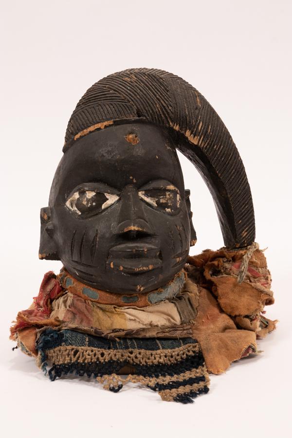 YORBA, ABEOKUTA, EGBA, AFRICAN POLYCHROME CARVED WOOD (1 of 5)