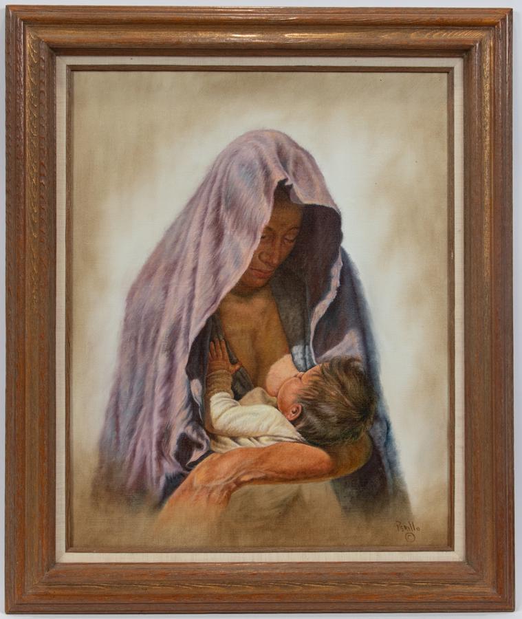 GREGORY PERILLO (USA B. 1932) OIL ON CANVAS, H 30" W (1 of 5)