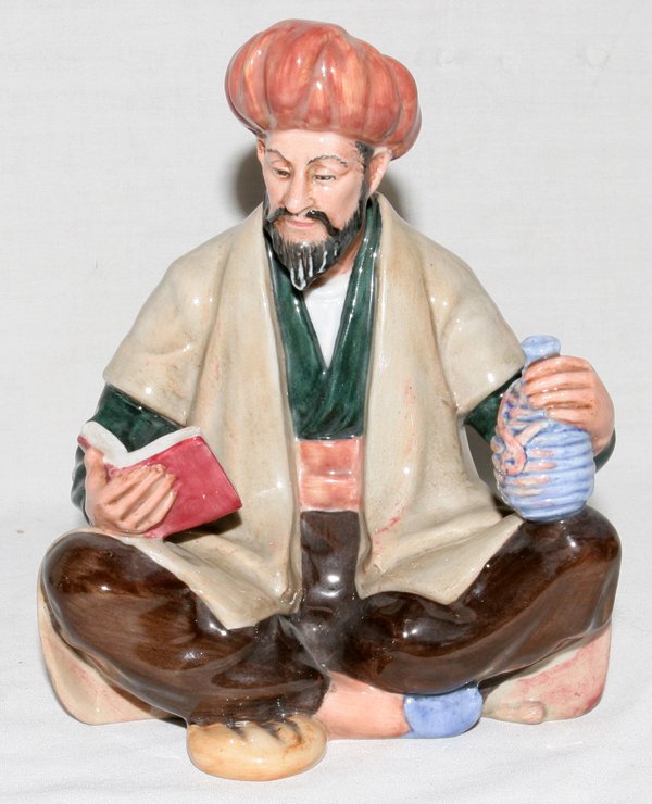 ROYAL DOULTON PORCELAIN OMAR KHAYYAM, HN2247: ROYAL DOULTON PORCELAIN OMAR KHAYYAM, HN2247, H 6":