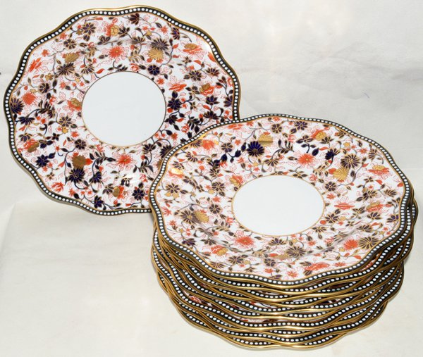 COALPORT DINNER PLATES RETAILED BY TIFFANY & CO