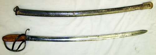 U. S. MILITARY CIVIL WAR SWORD W/ REPLACED HAND