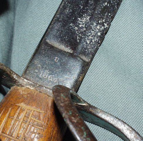U. S. MILITARY CIVIL WAR SWORD W/ REPLACED HAND - 2