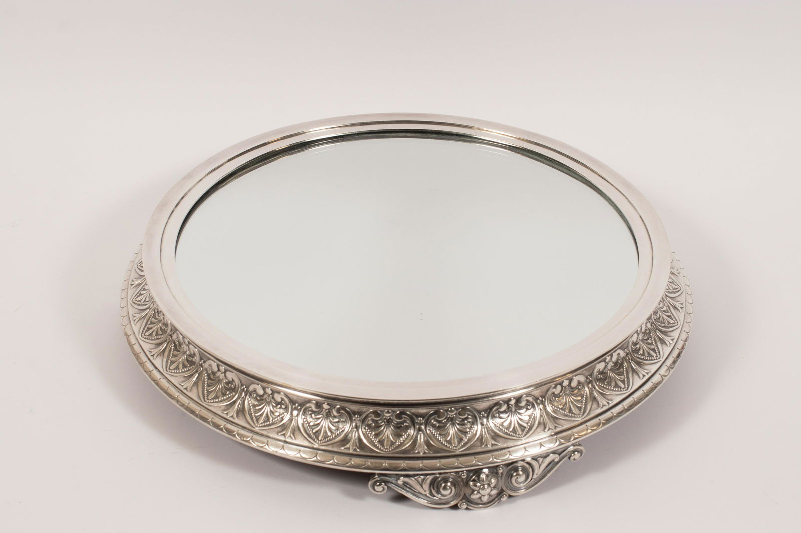 ELKINGTON ELECTRO PLATE AND MIRROR TABLE PLATEAU H 4" (1 of 6)