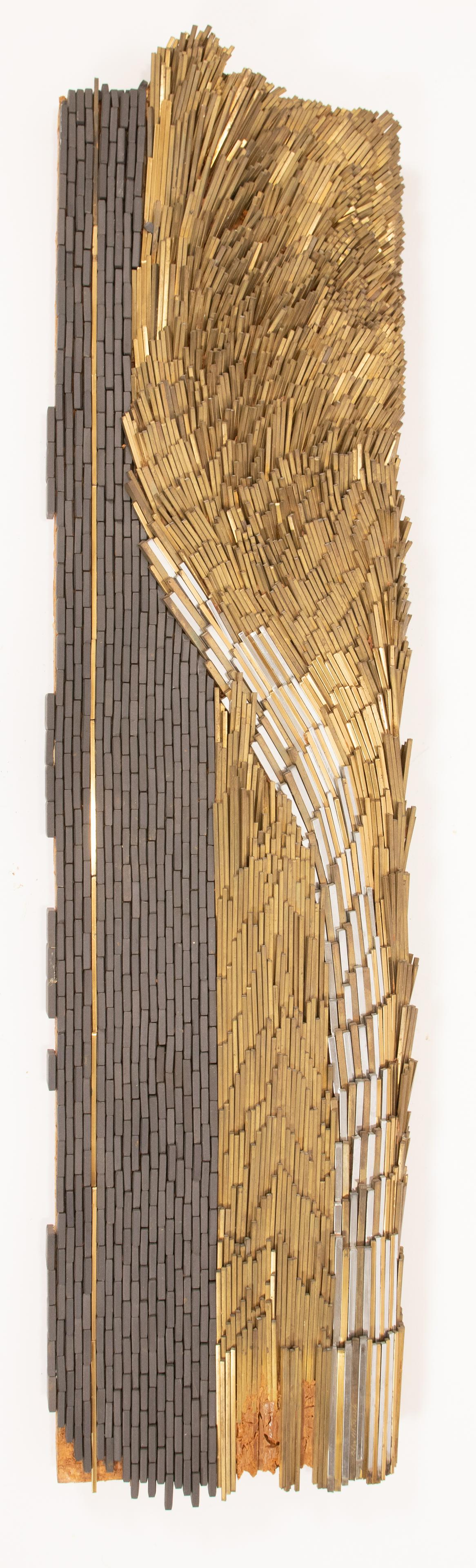 GLEN MICHAELS (AMER.B. 1927) WALL MOUNTABLE SCULPTURE, (1 of 16)