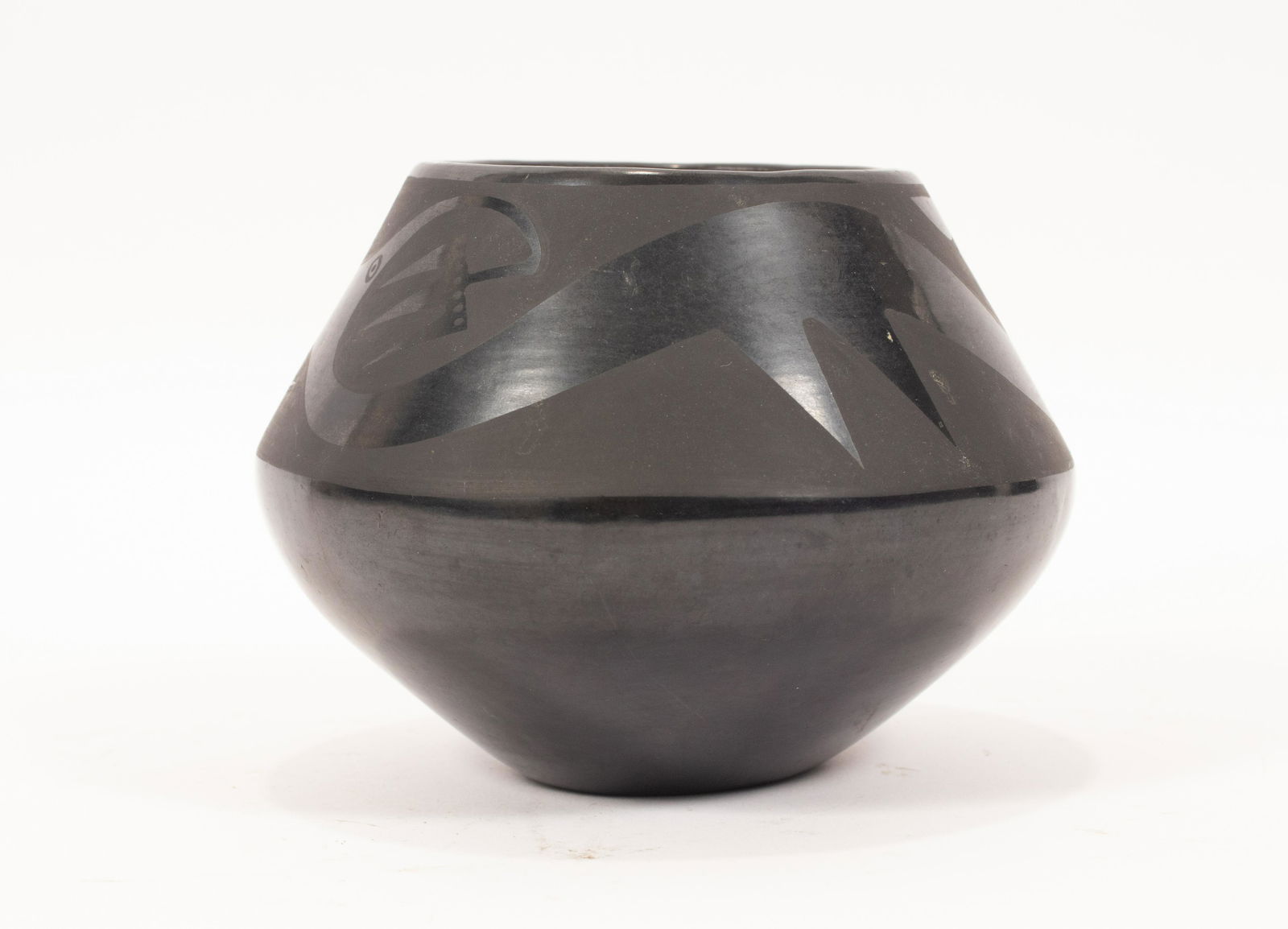 MARIE & JULIAN, SANTA CLARA POTTERY BOWL, H 4.5", DIA (1 of 5)