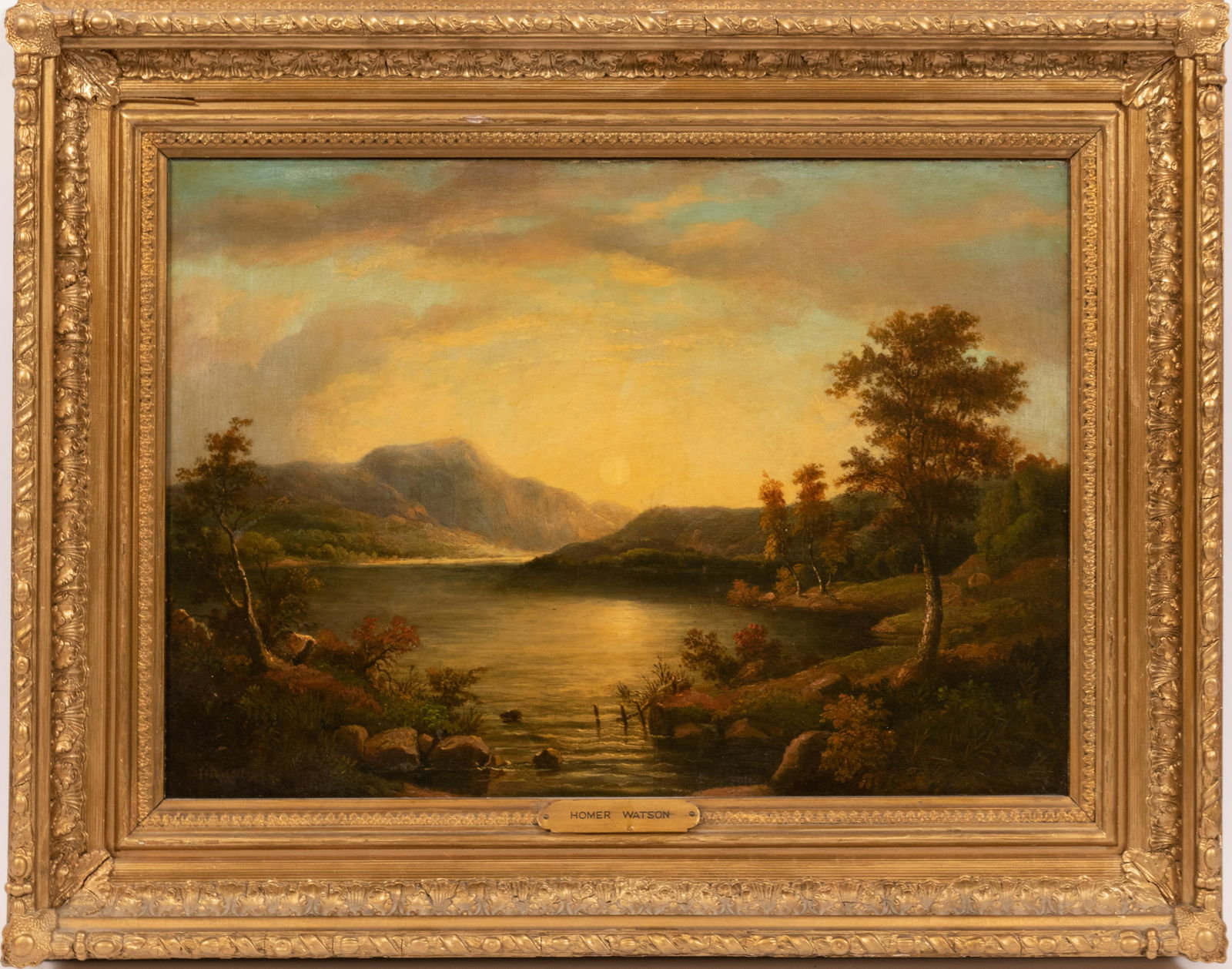 HOMER RANSFORD WATSON (CANADA, 1855-1936) OIL ON BOARD, (1 of 9)