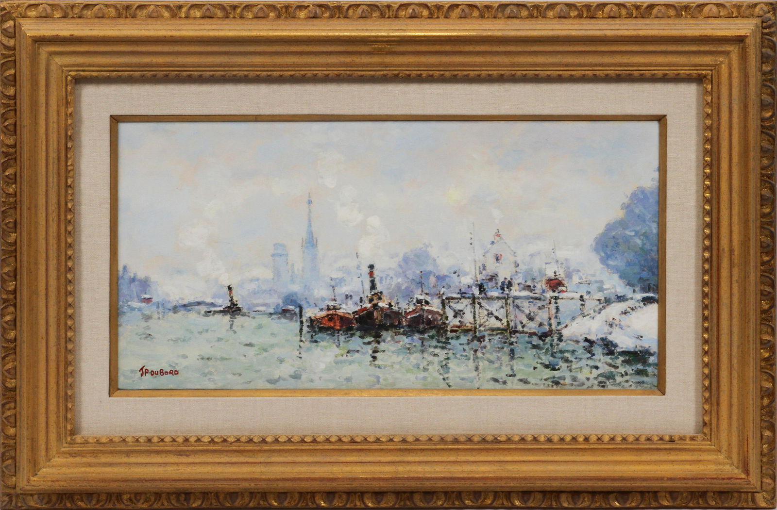 JEAN PIERRE DUBORD, FRANCE B 1949, OIL ON CANVAS H 10" (1 of 8)