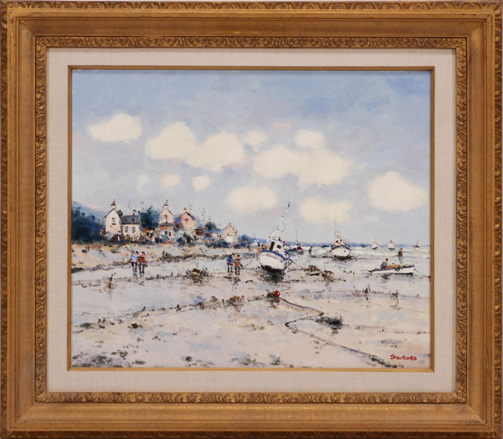 JEAN PIERRE DUBORD, FRENCH B 1949,  OIL ON CANVAS H 20" (1 of 8)