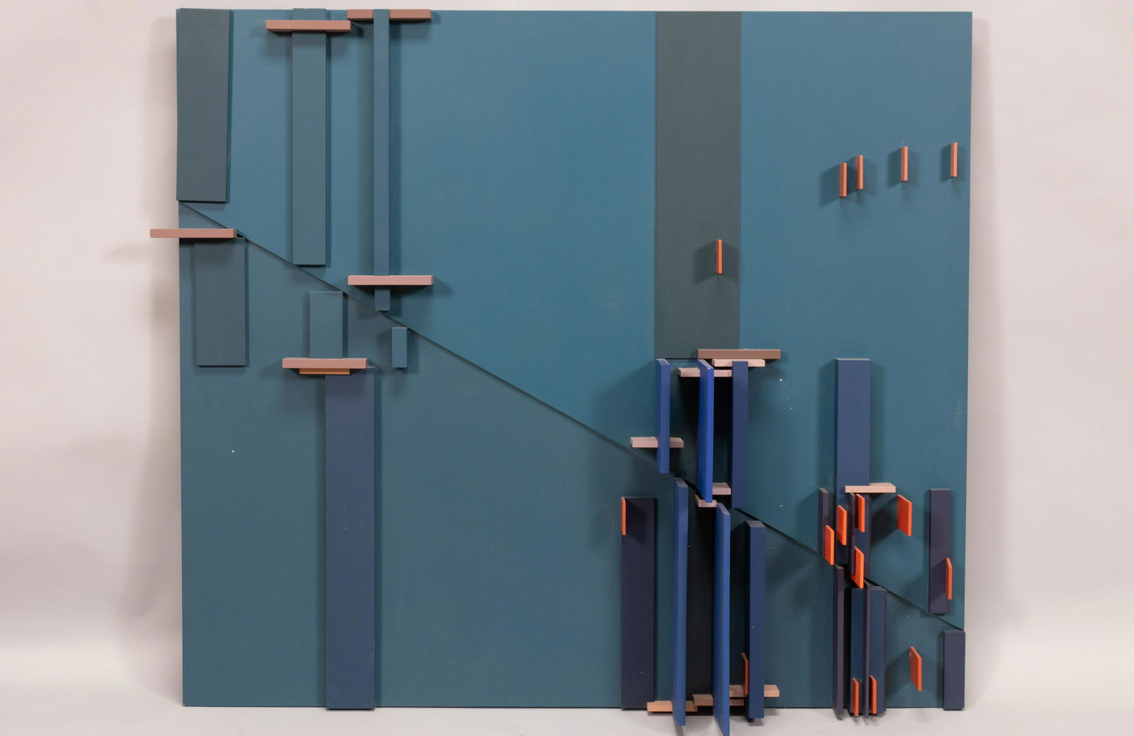 DAVID BARR (AMERICAN, 1939–2015) ACRYLIC ON PANELS, (1 of 4)