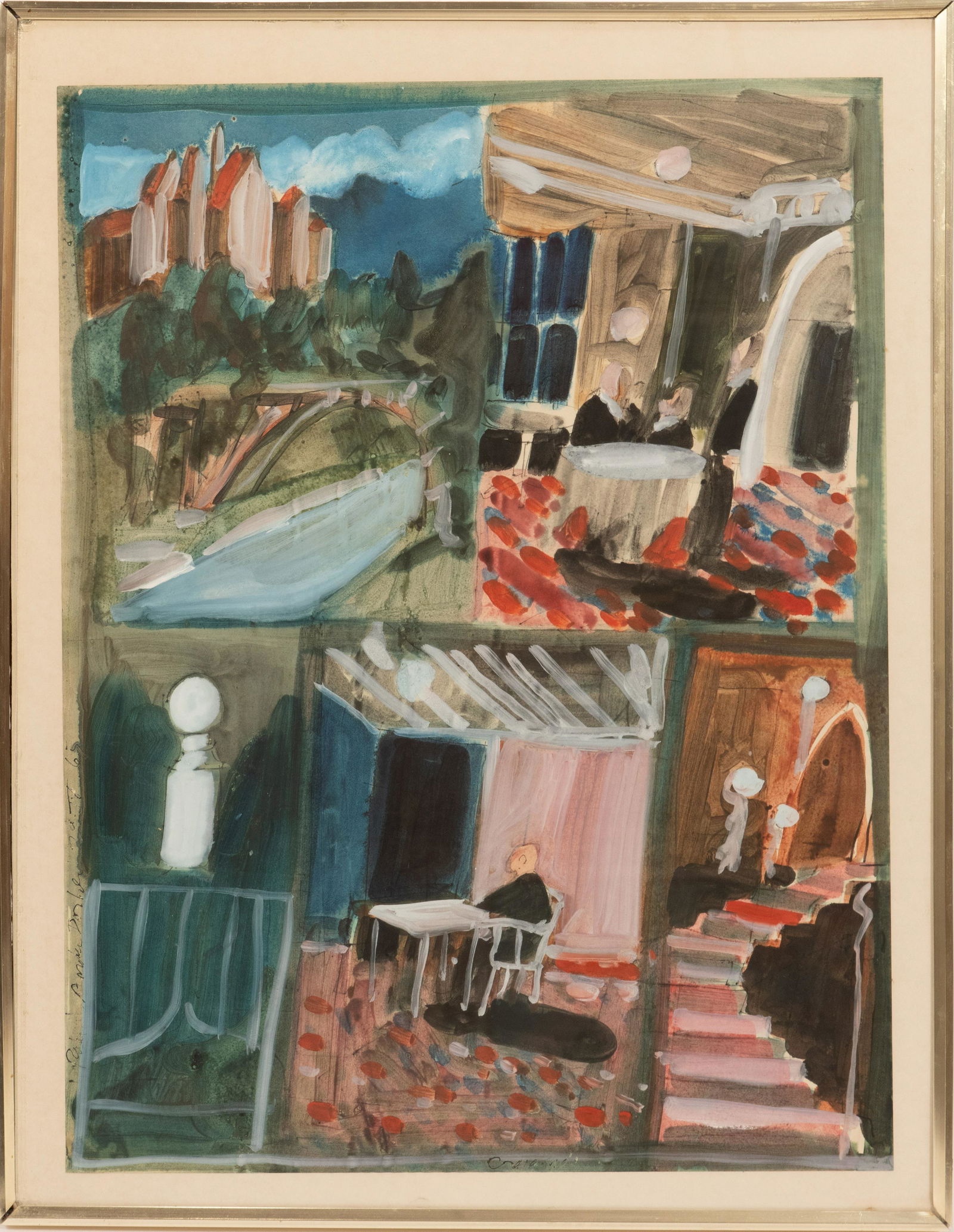 ROBERT ANDREW PARKER (AMERICAN, 1927) WATERCOLOR ON (1 of 7)