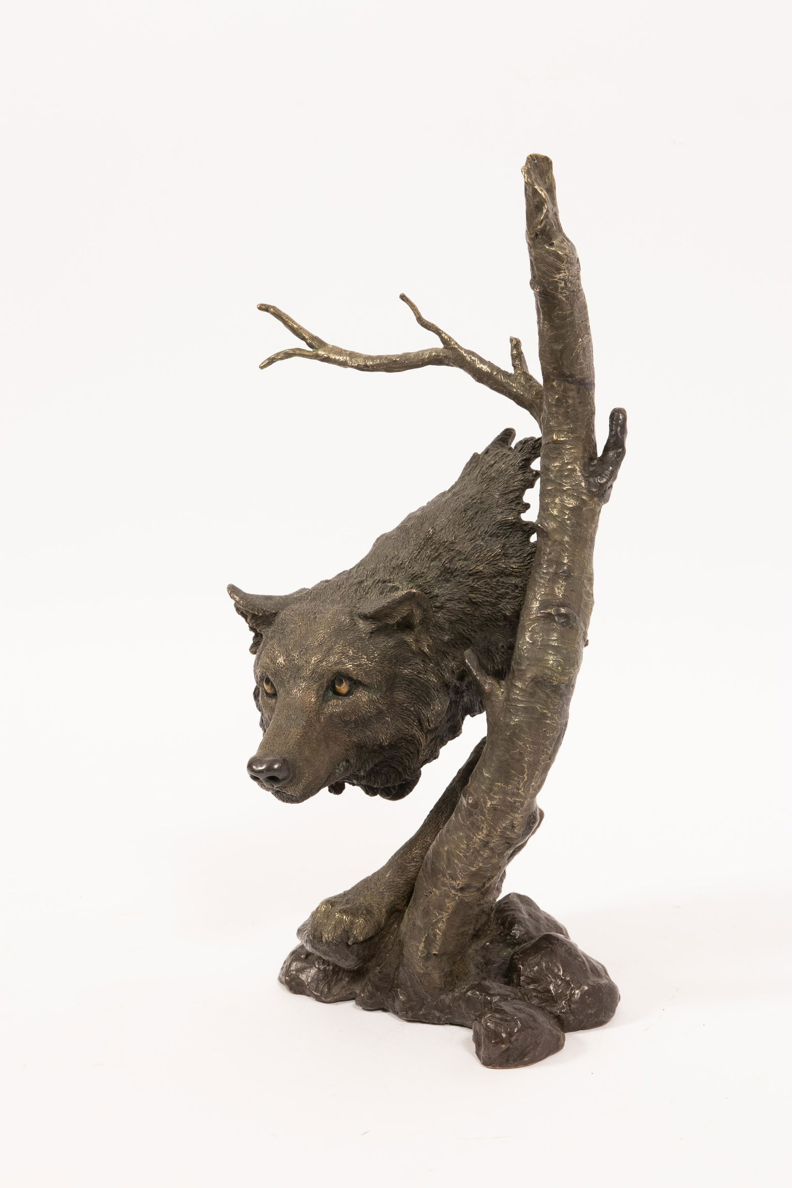 MARK HOPKINS (AMERICAN, 20/21ST C) BRONZE SCULPTURE, (1 of 5)