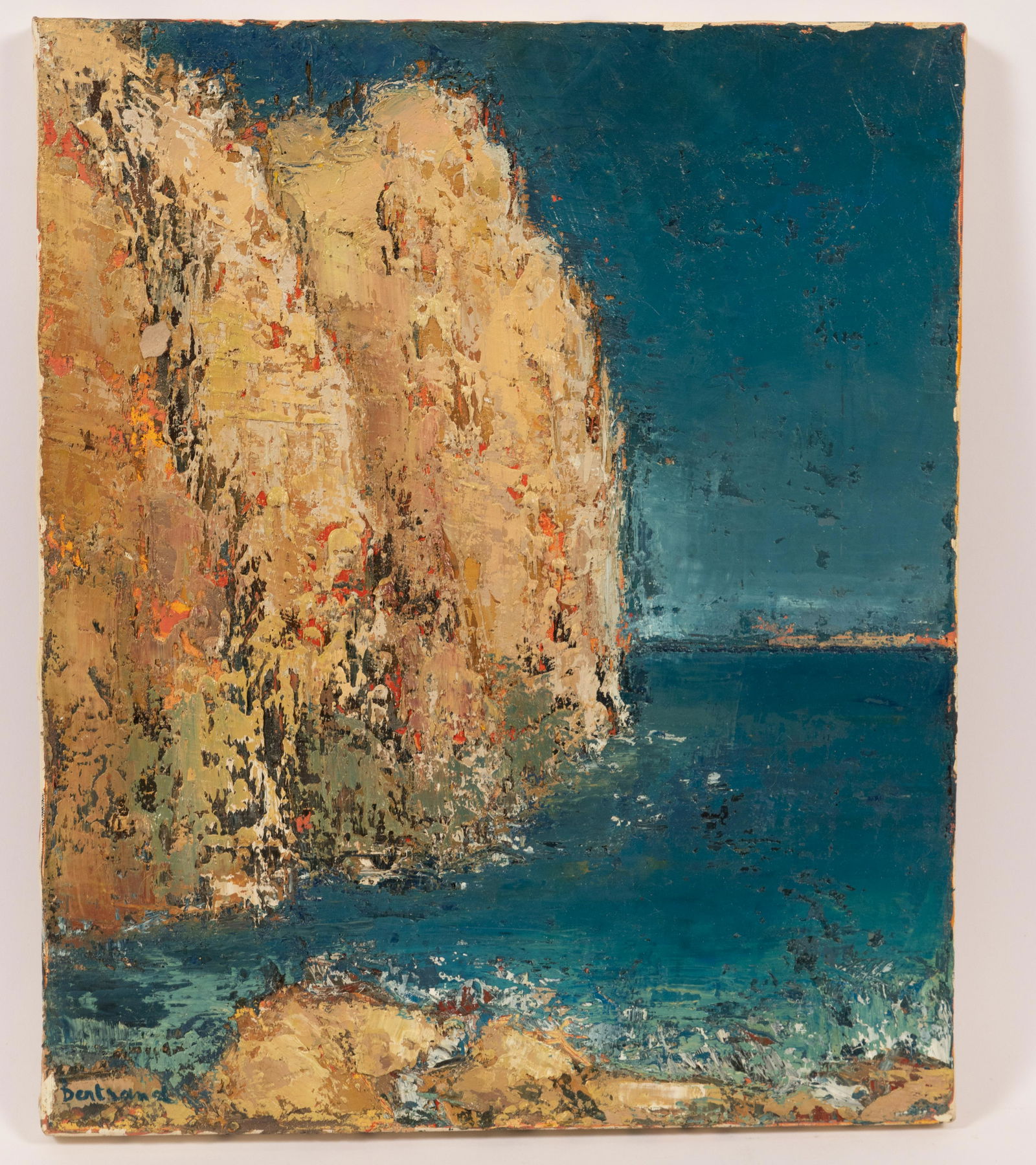 JANNIK BERTRAND, (FRENCH) OIL ON CANVAS, 1993, H 18", W (1 of 6)