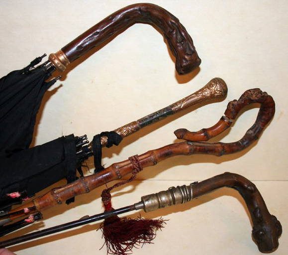 Parasol Frames And Handles Mother Of Pearl,