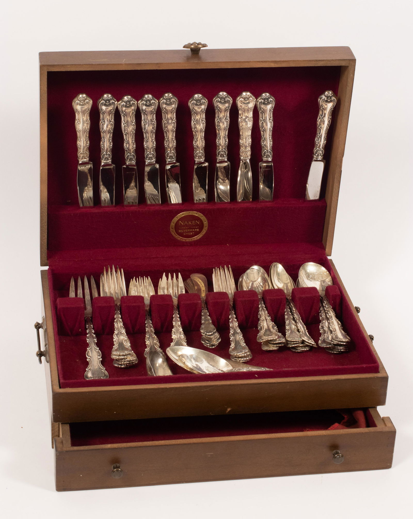 GORHAM STRASBURG STERLING FLATWARE, 66 PCS (1 of 13)