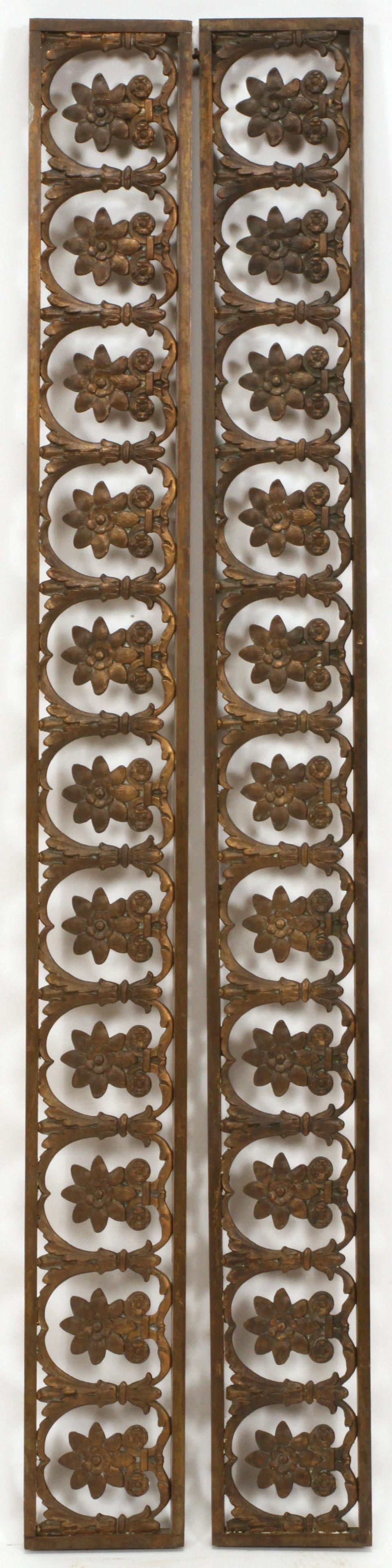 BRONZE WALL BRACKETS W 5.75" L 53.25" (1 of 5)