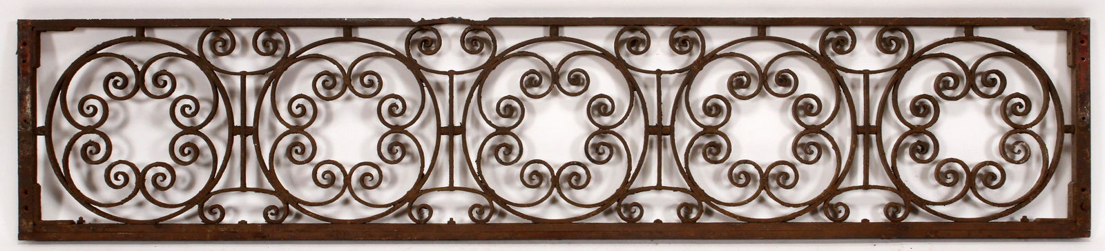 WROUGHT IRON ARCHITECTURAL DECORATIVE PANEL, C.1900 H (1 of 4)
