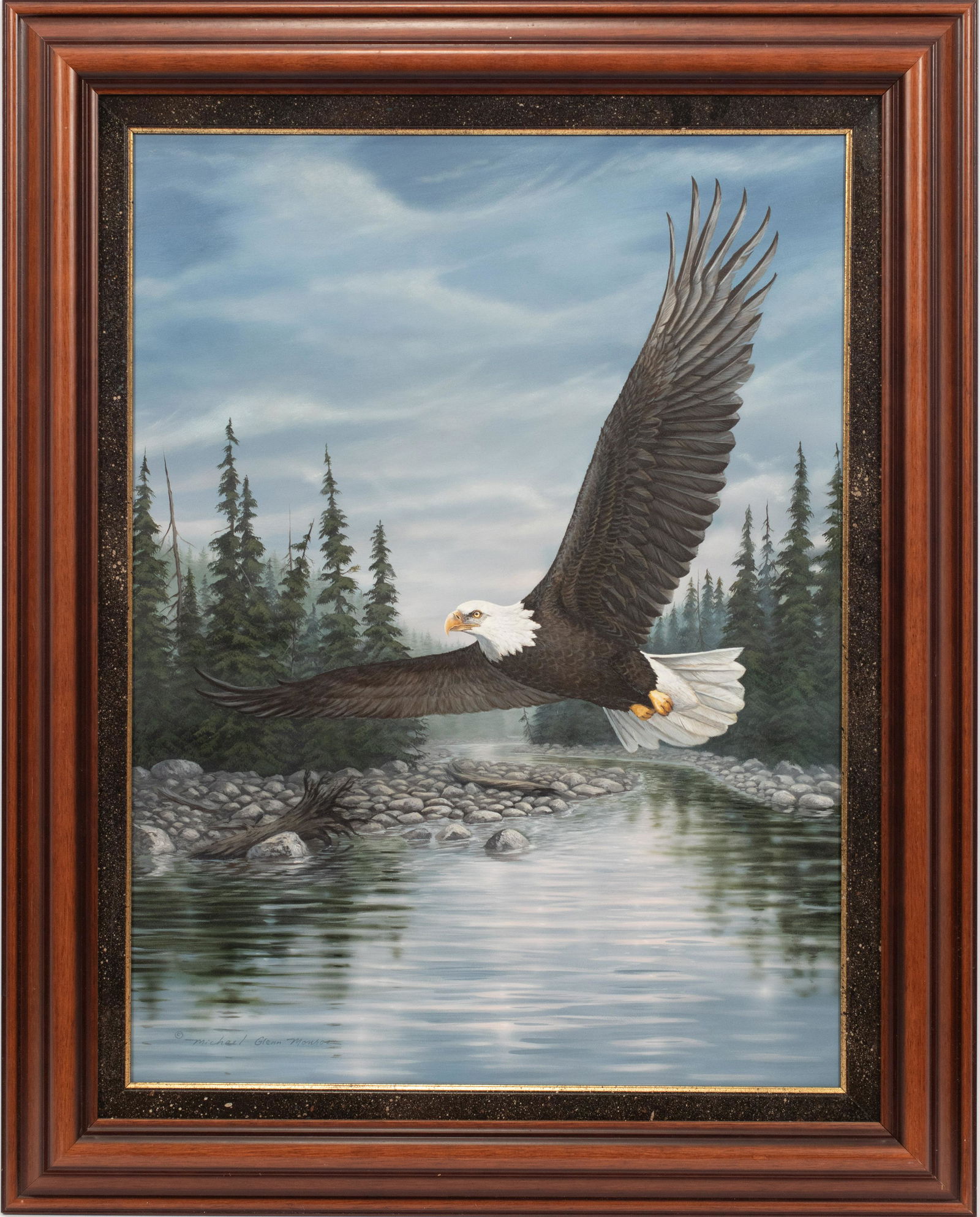 MICHAEL GLENN MONROE, (AM. B. 2001) GLICEE, H 31" W 28" (1 of 5)