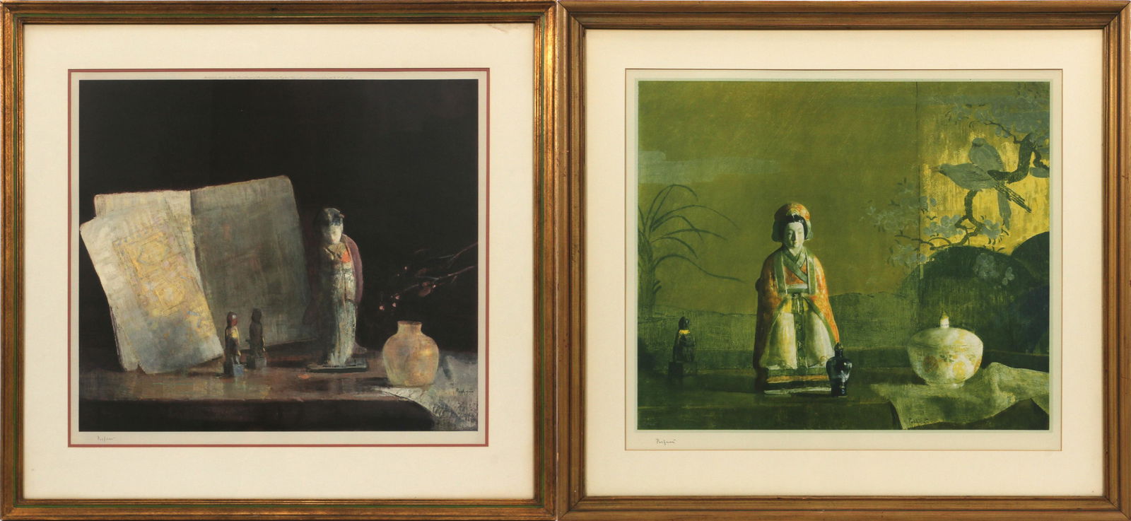 HOVSEP PUSHMAN, ARTIST PROOF LITHOGRAPHS TWO H 20" W (1 of 13)