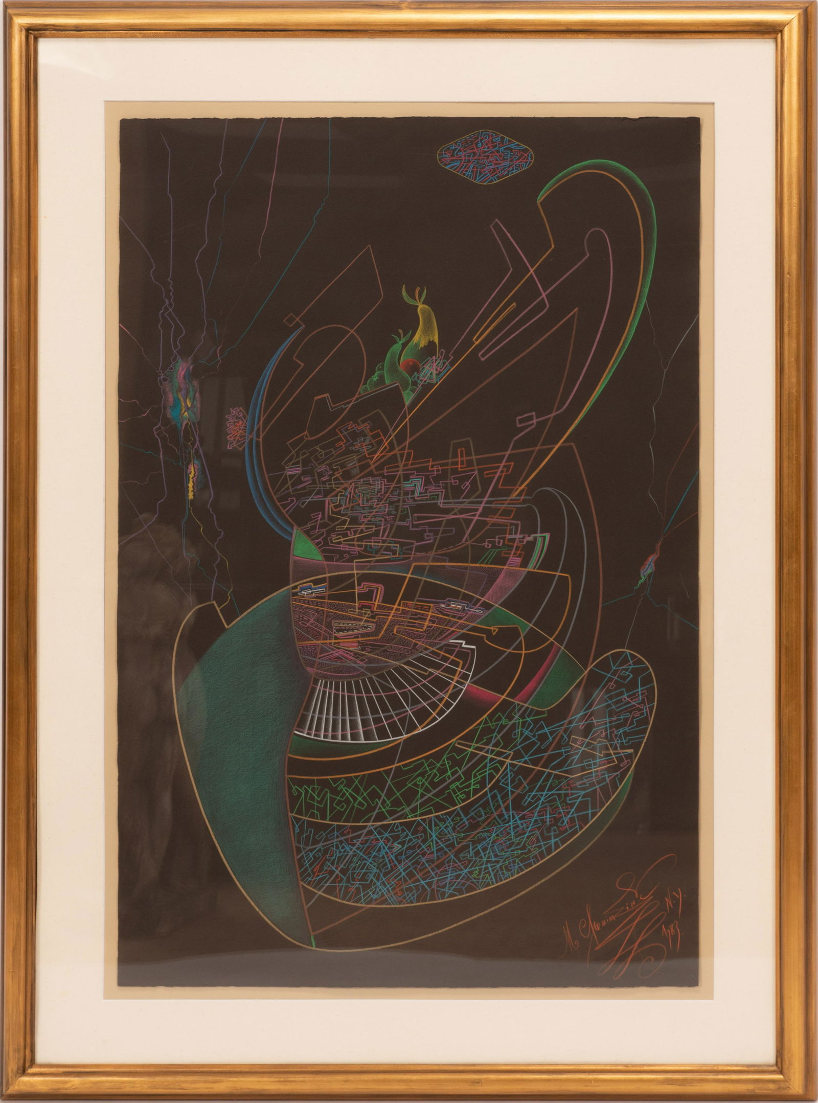 MIHAIL CHEMIAKIN (RUSSIAN, B. 1943) PENCIL ON PAPER, (1 of 4)