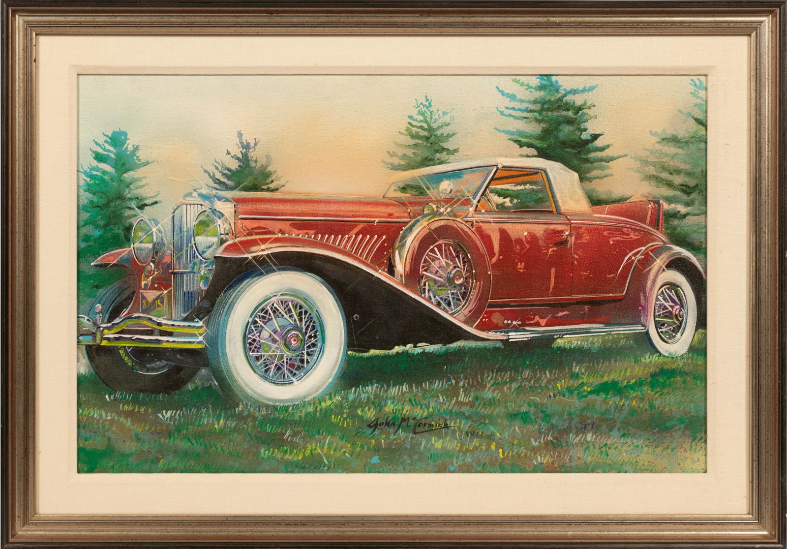 JOHN MCCORMICK (AMERICAN 20TH/21ST C.) OIL ON CANVAS, H (1 of 5)