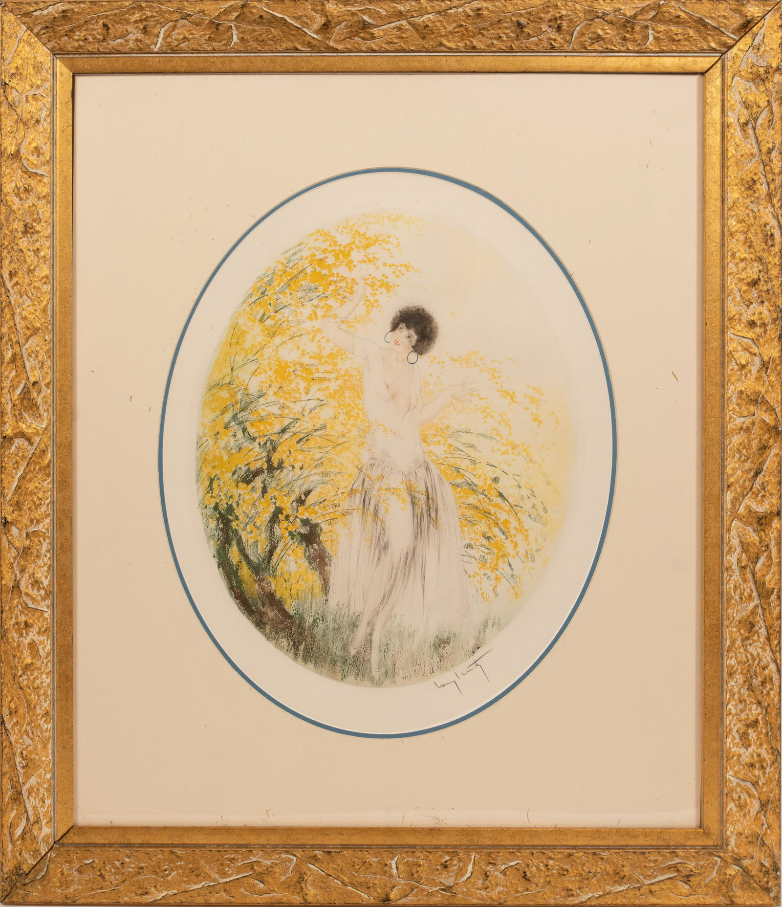 LOUIS ICART (FRANCE/NEW YORK, 1888-1950) DRYPOINT (1 of 4)