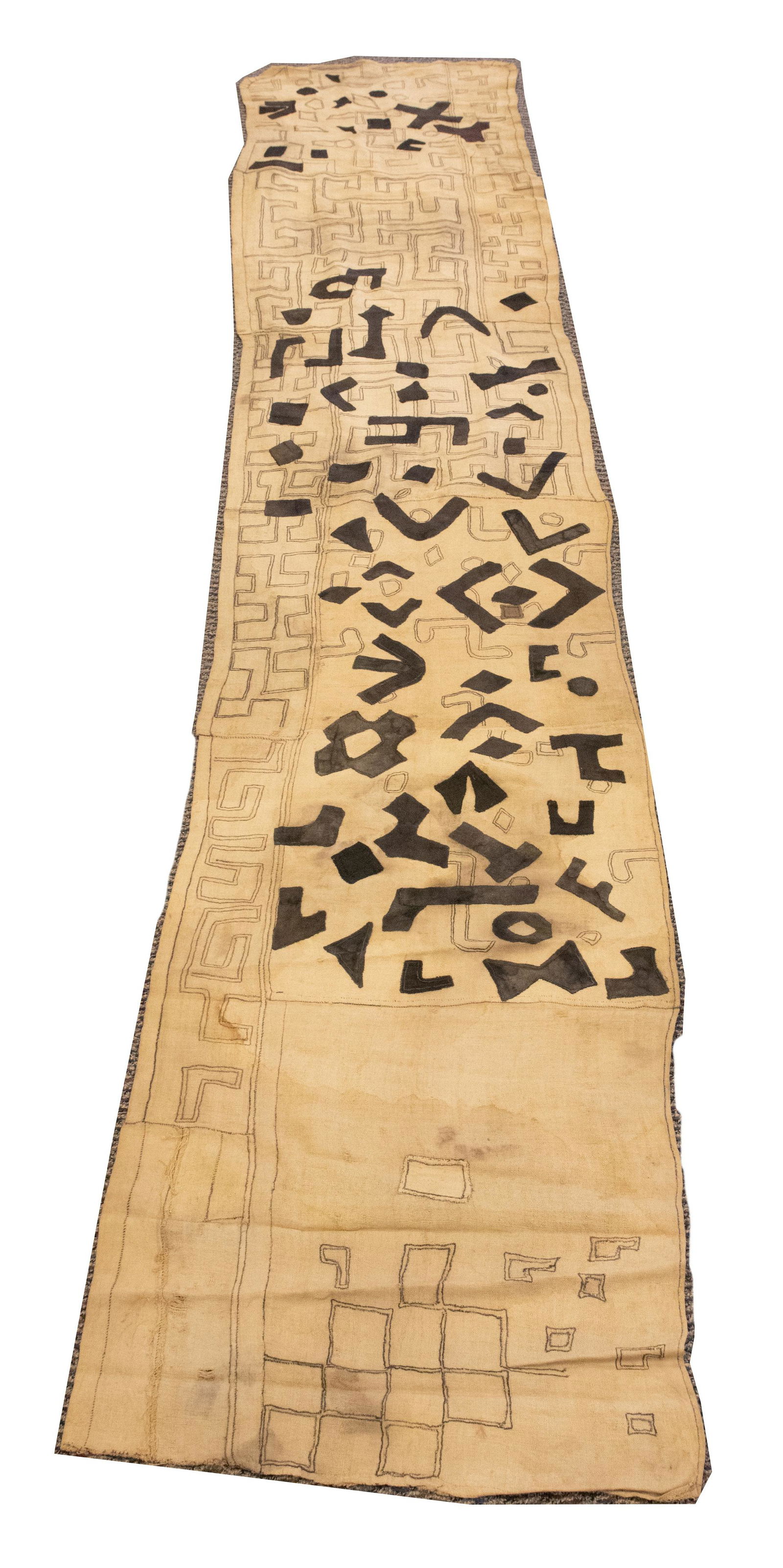 KUBA, CONGO, AFRICAN APPLIQUED AND EMBROIDERED FIBER (1 of 6)