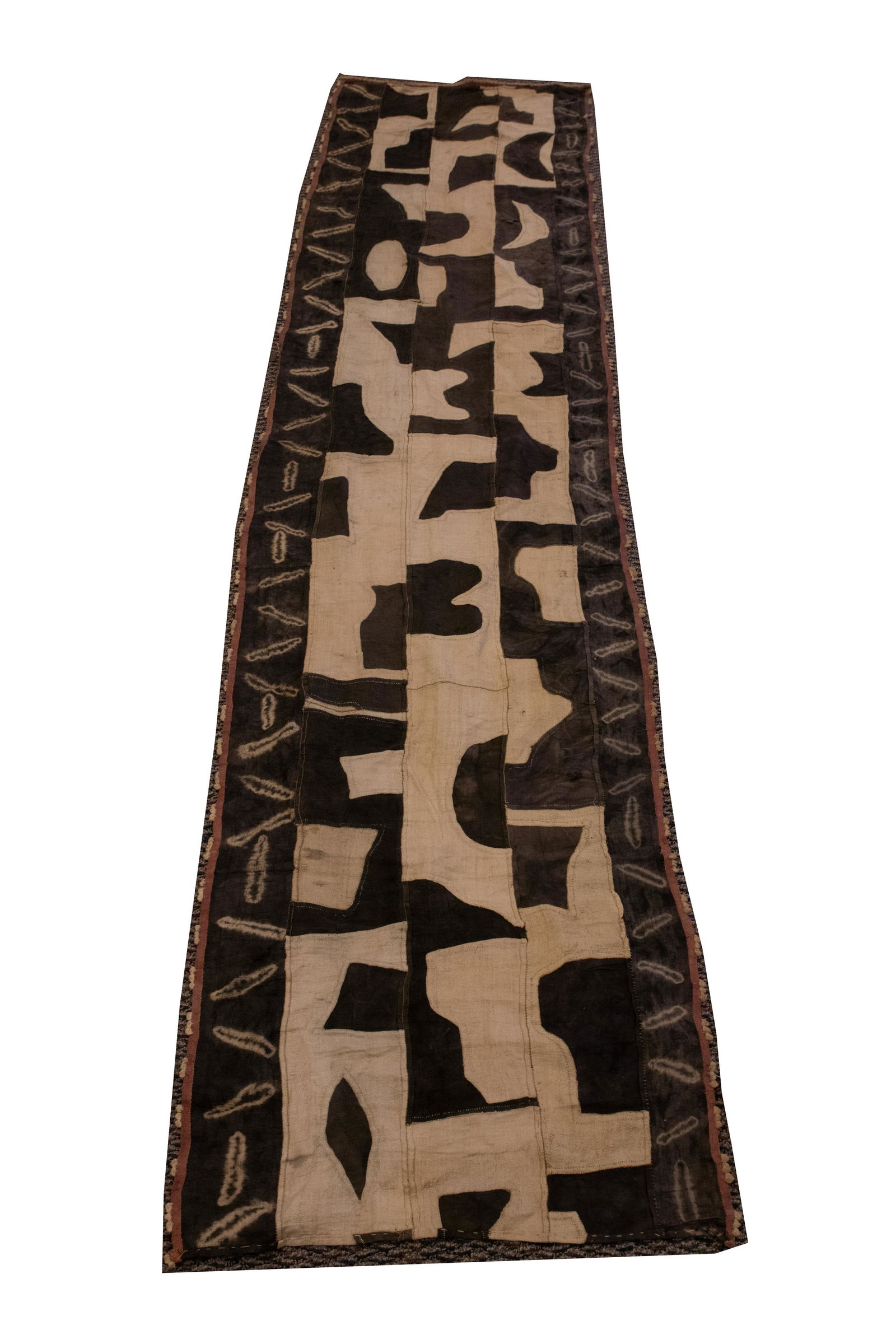 KUBA, CONGO, AFRICAN ART PATCHWORK, APPLIQUE AND (1 of 3)