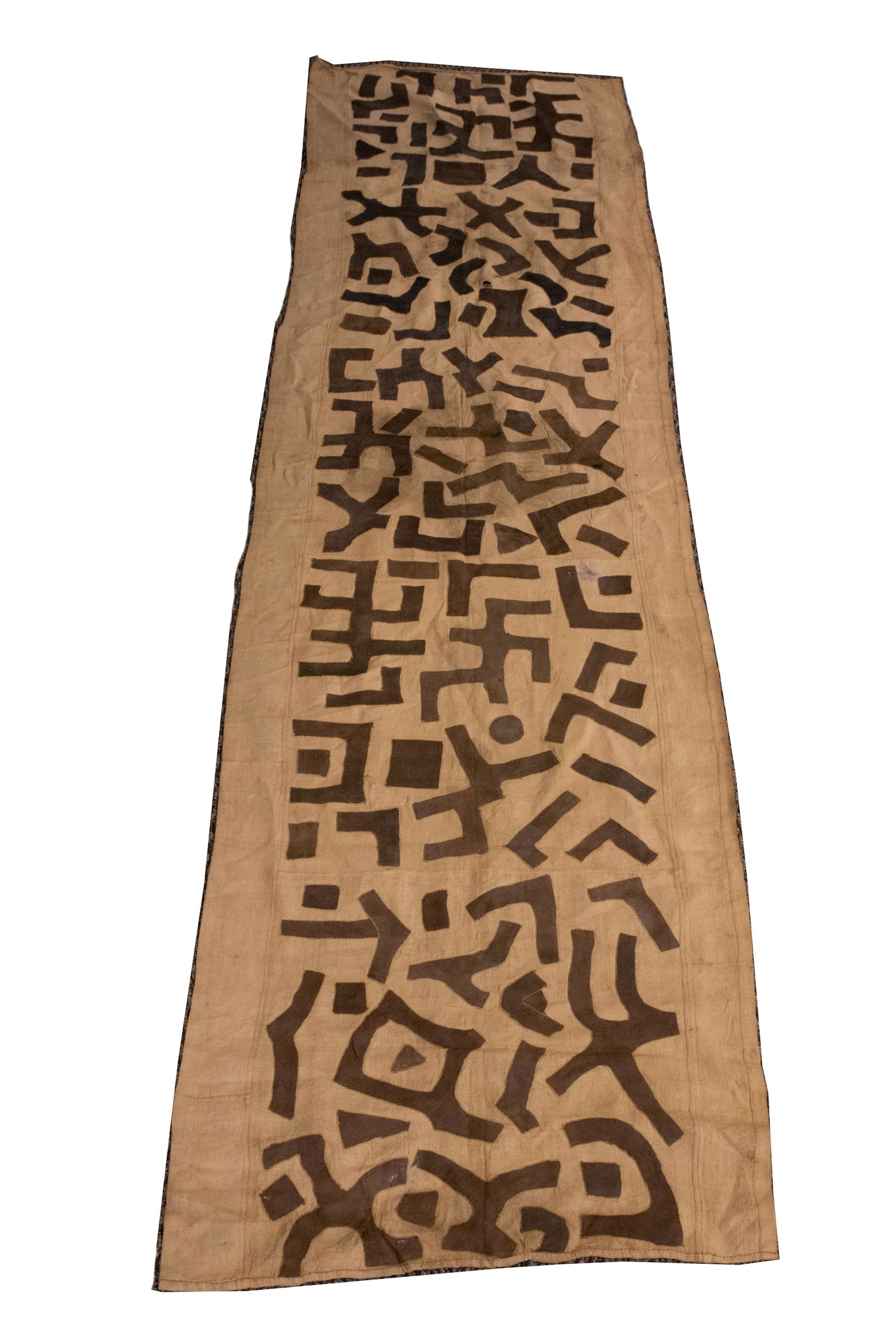 NGEENDE, KUBA, CONGO, AFRICAN, WOMAN'S APPLIQUED SKIRT (1 of 3)