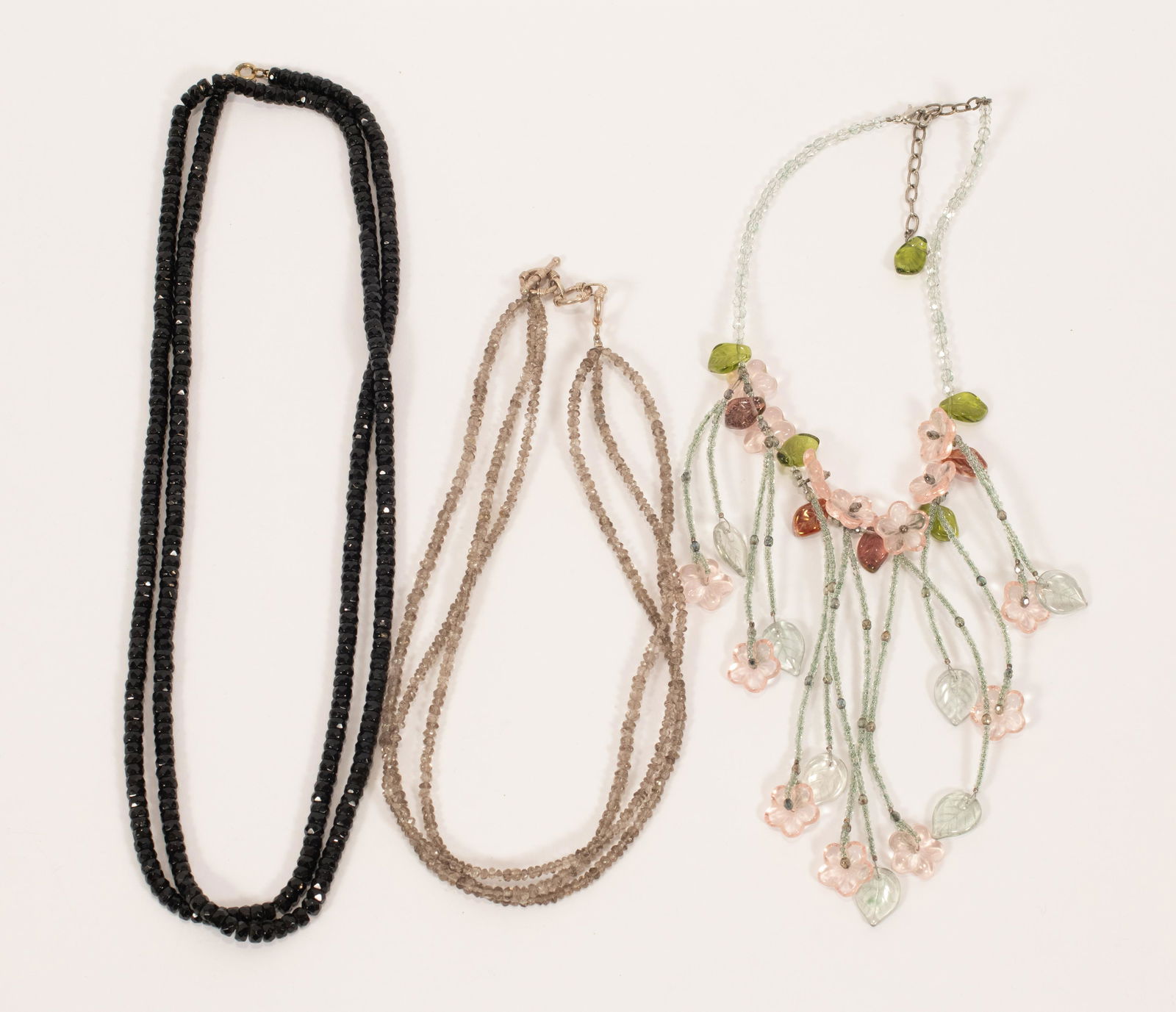 CRYSTAL BEAD NECKLACES (3) (1 of 6)