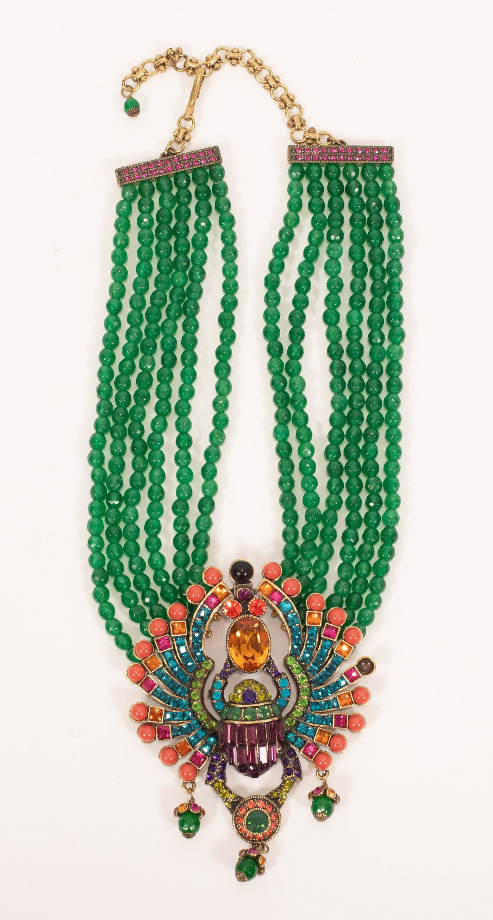 HEIDI DAUS CRYSTAL NECKLACE L 12" (1 of 4)