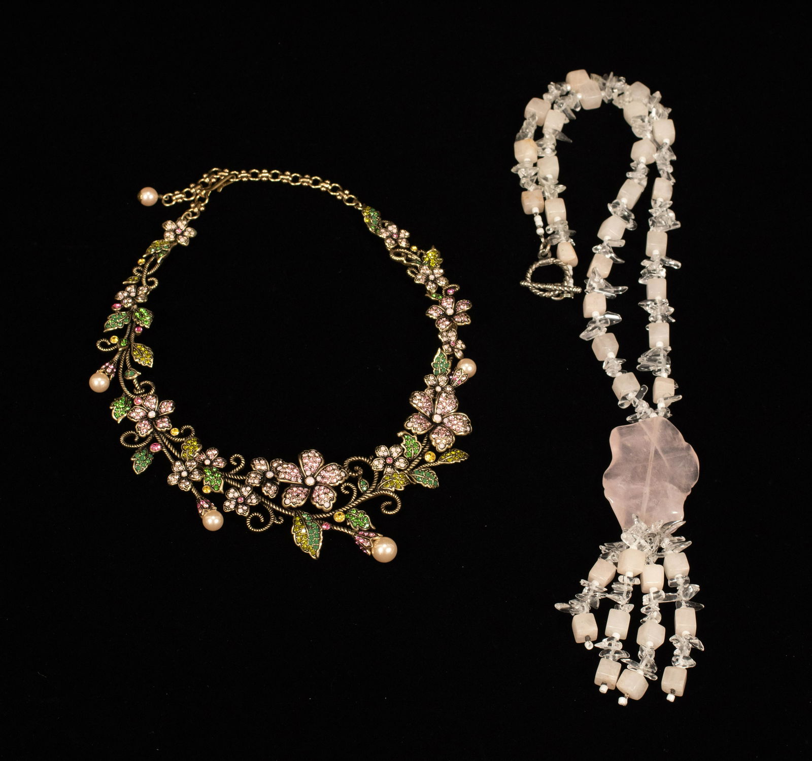 HEIDI DAUS,  CRYSTAL + ROSE QUARTZ AND CRYSTAL (1 of 7)