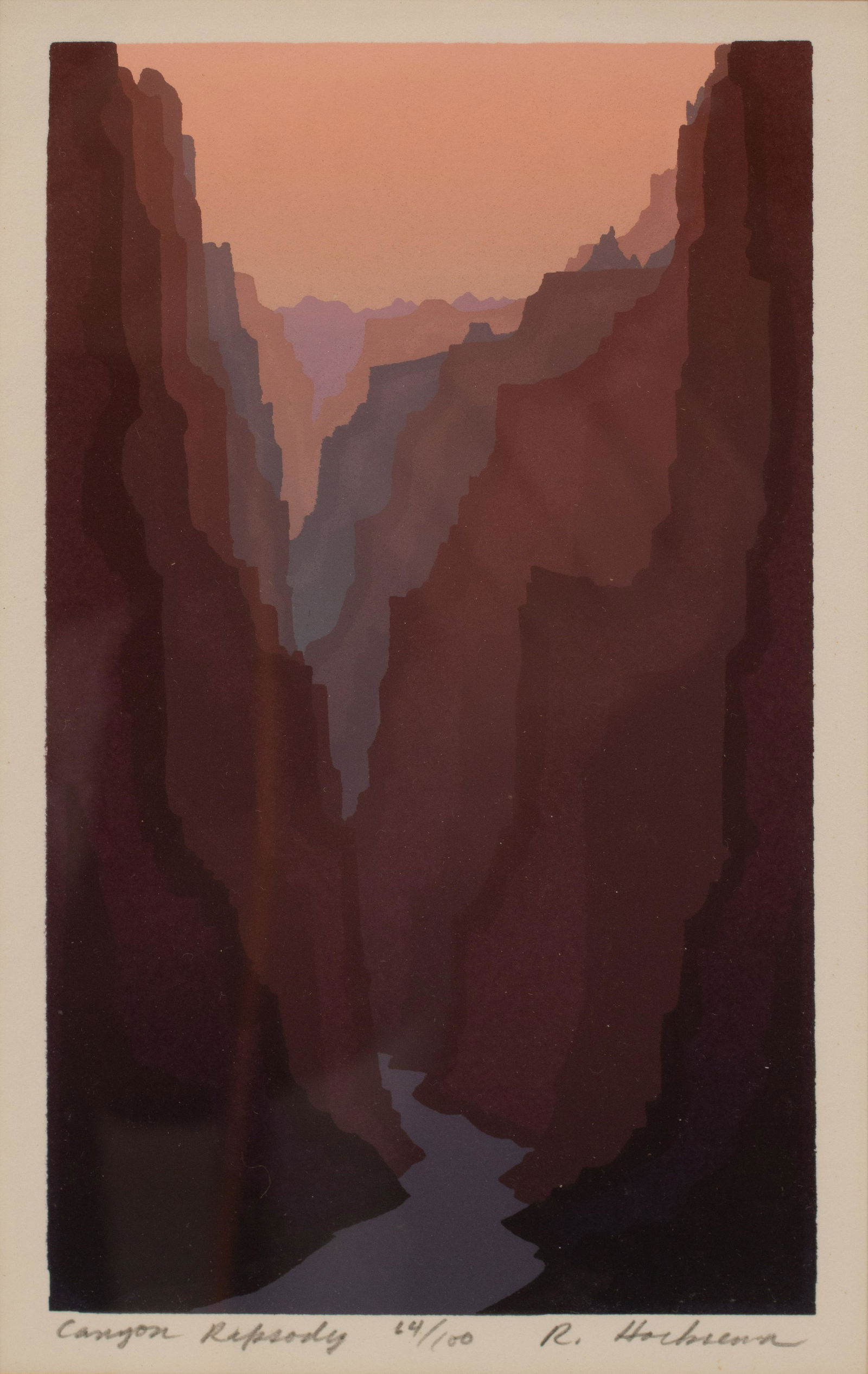 HOCKSEMA, PHOTOGRAPH #64/100 H 7" W 4" CANYON RAPSODY (1 of 4)