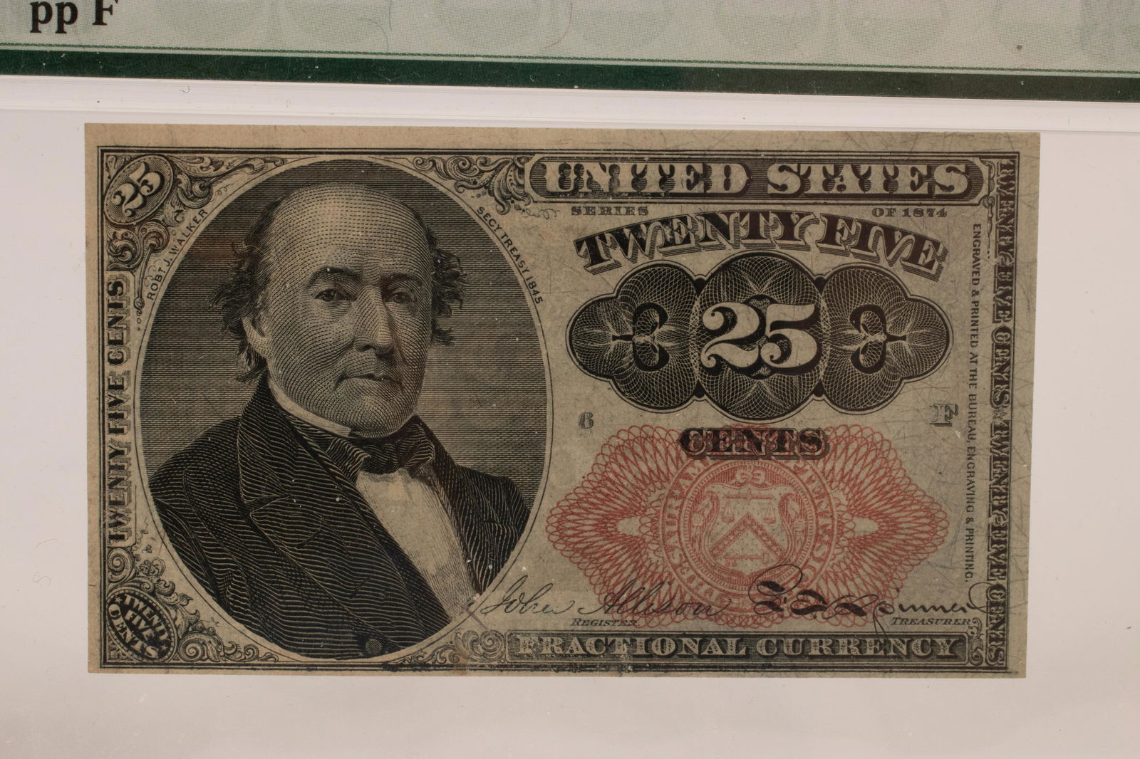 .25C FRACTIONAL PAPER CURRENCY ROBERT J.WALKER (1 of 5)