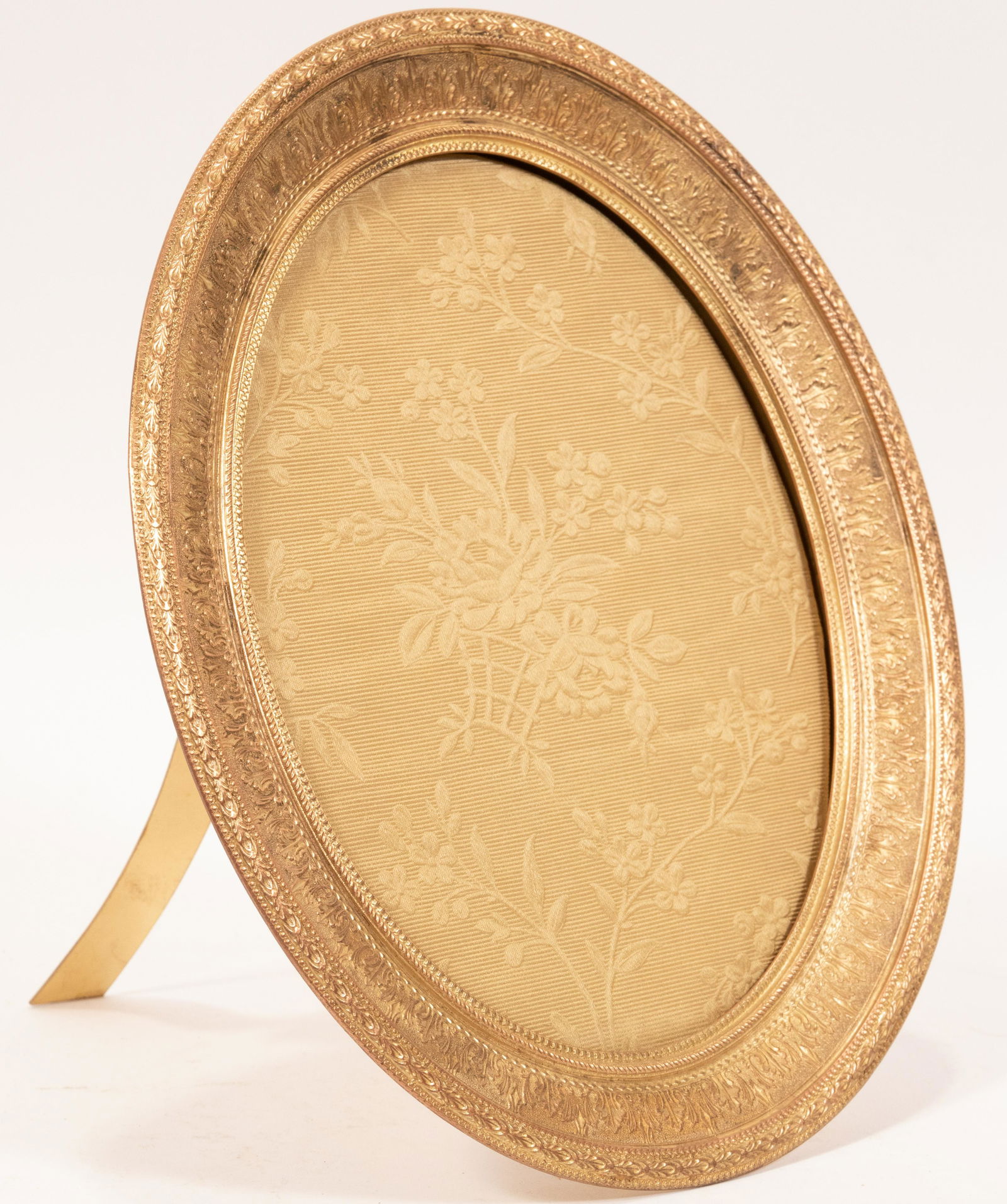 GOLD TONE COPPER PICTURE FRAME, H 10", W 8" (1 of 3)