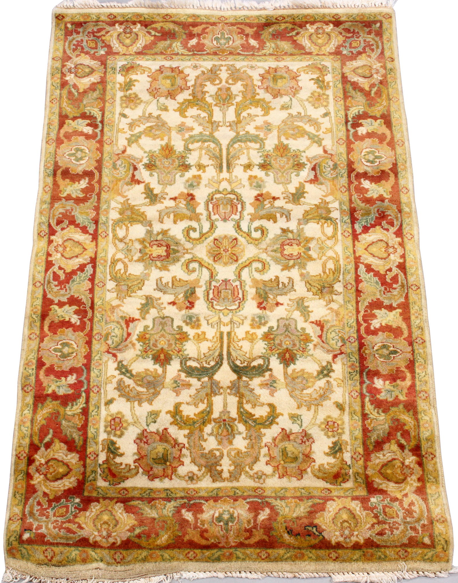 ORIENTAL STYLE RUG, INDIA W 3' L 5' (1 of 4)