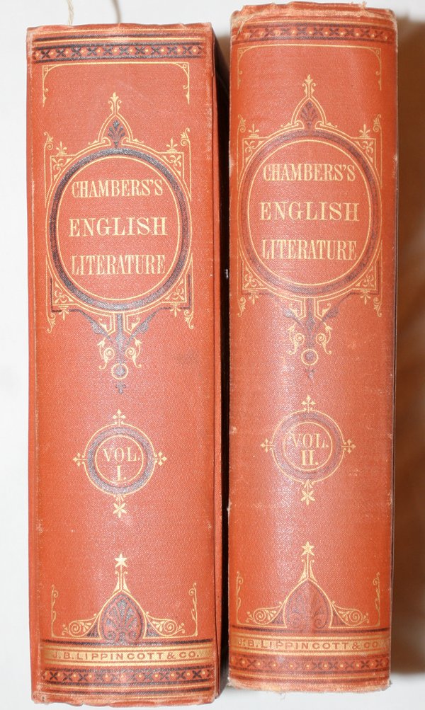 CHAMBERS' CYCLOPEDIA OF ENGLISH LITERATURE 1889: CHAMBERS' CYCLOPEDIA OF ENGLISH LITERATURE, 1889, VOL. I AND II:Fourth Edition Revised by Robert Carruthers, LL.D. Published by W. & R. Chambers, London and Edinburgh.