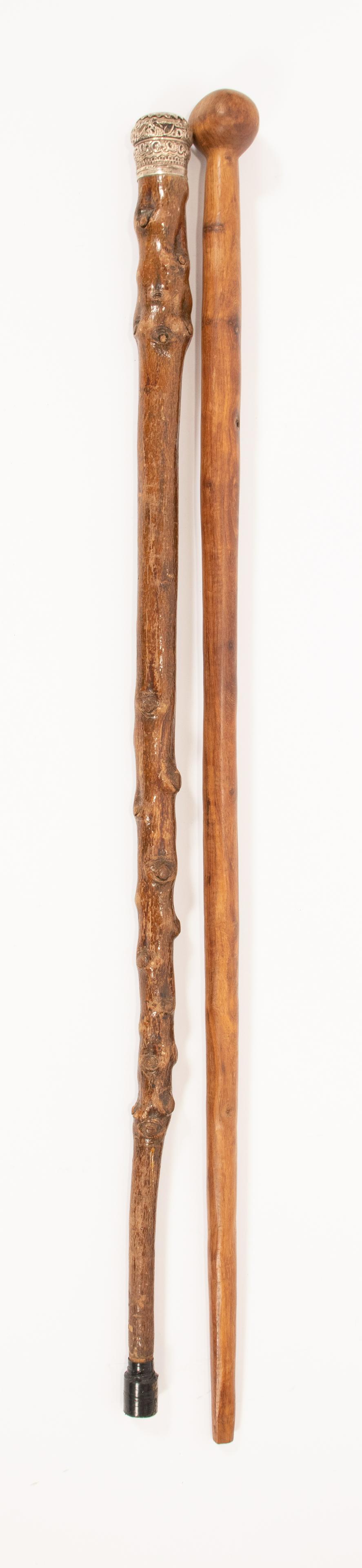 BRITISH STERLING HANDLE WALKING STICK, CHESTER, (1 of 7)
