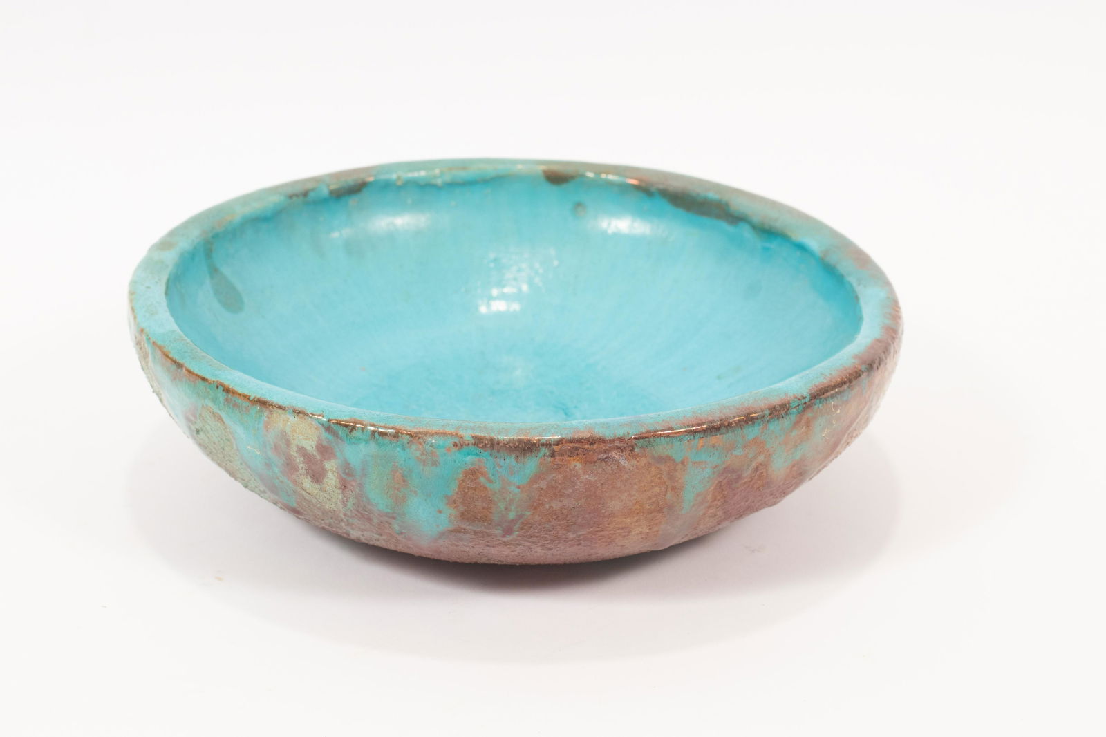 PEWABIC POTTERY BOWL H 3" DIA 10" (1 of 4)