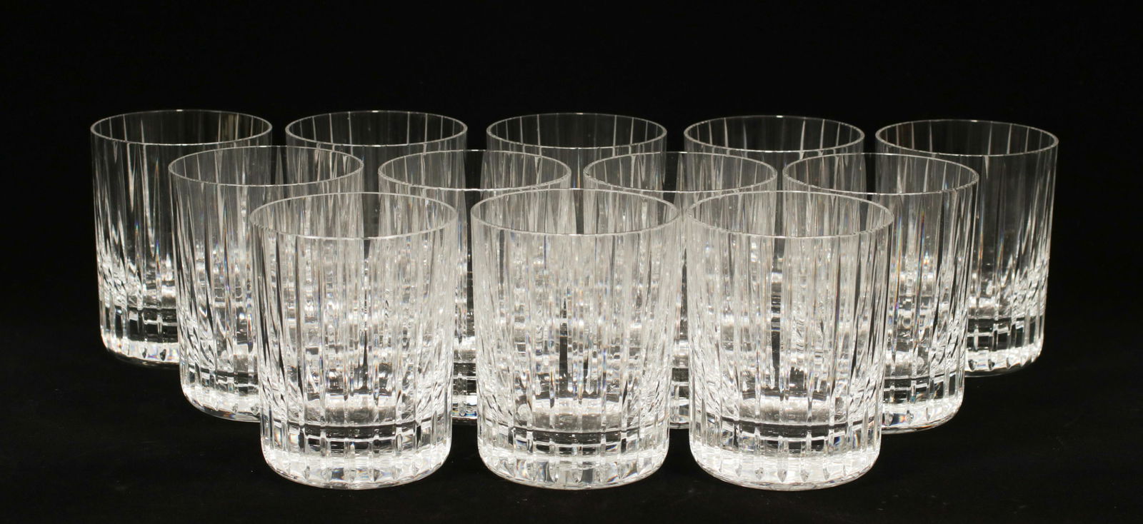 BACCARAT 'HARMONIE' CRYSTAL OLD FASHIONED, 12 PCS, H (1 of 4)