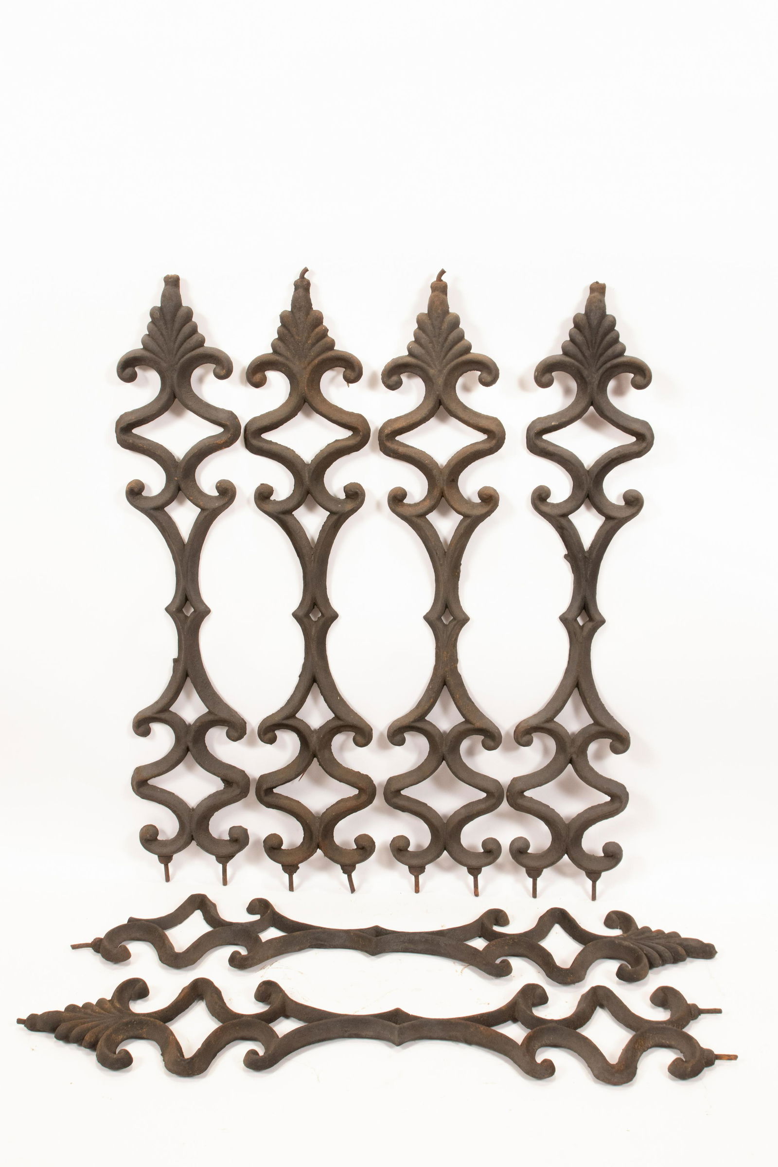 AT JACK FAXON'S HOUSE JW CAST IRON GRATES GROUP OF SIX (1 of 4)