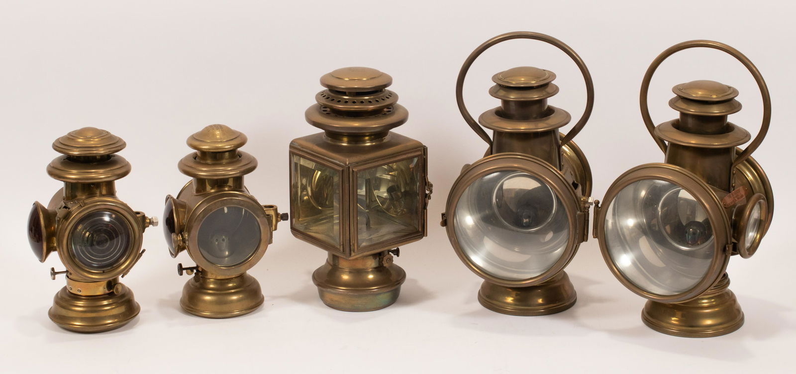 BRASS LANTERNS GROUP OF FIVE (1 of 18)