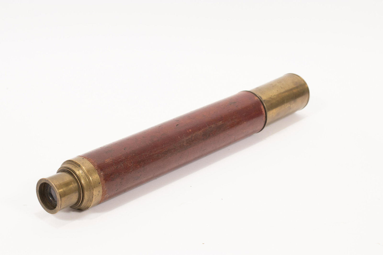 BRASS AND WOODEN SHIPS TELESCOPE L 19" DIA 2.5": BRASS AND WOODEN SHIPS TELESCOPE L 19" DIA 2.5"