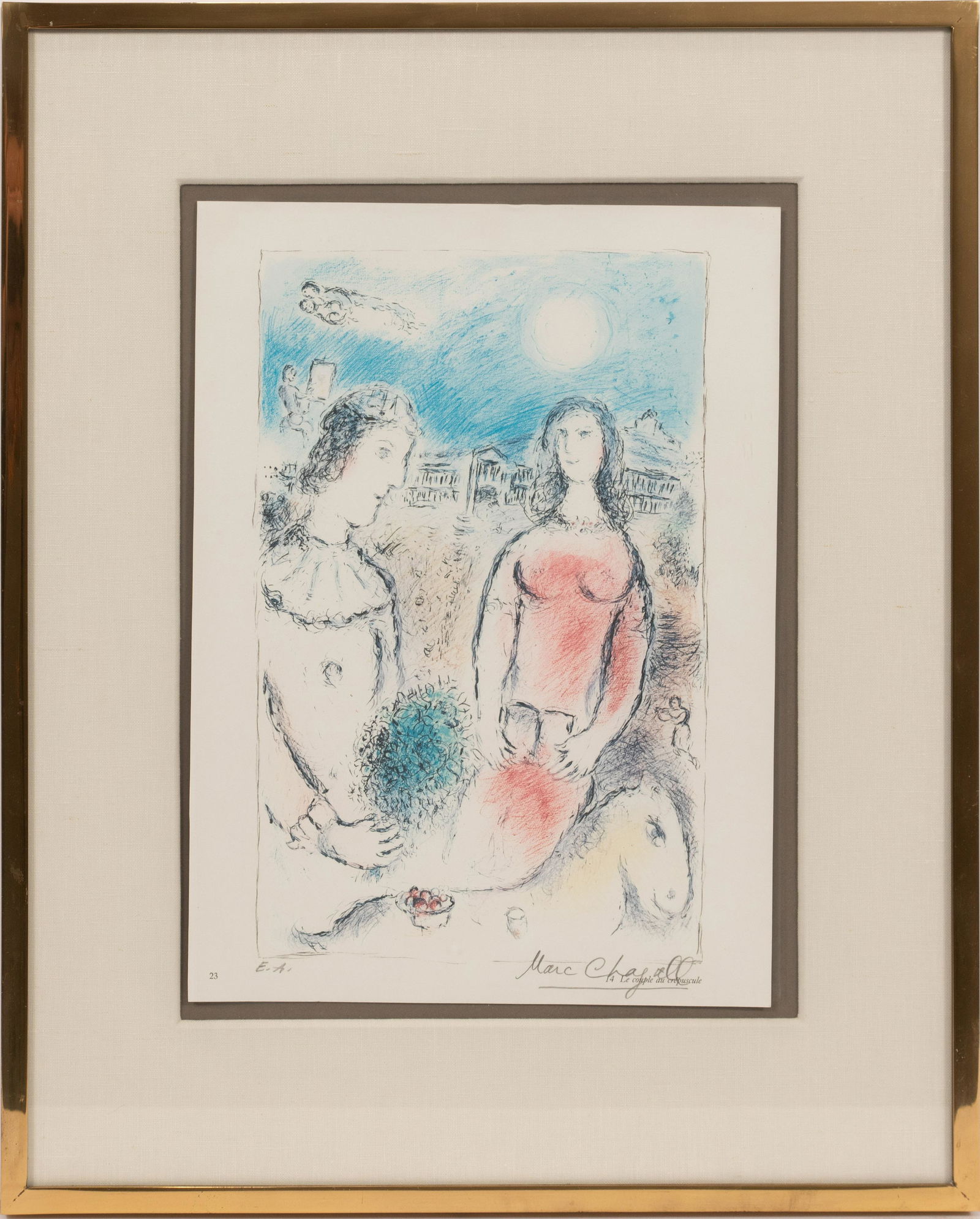 MARC CHAGALL (FRENCH/RUSSIAN, 1887â€“1985) OFFSET (1 of 5)
