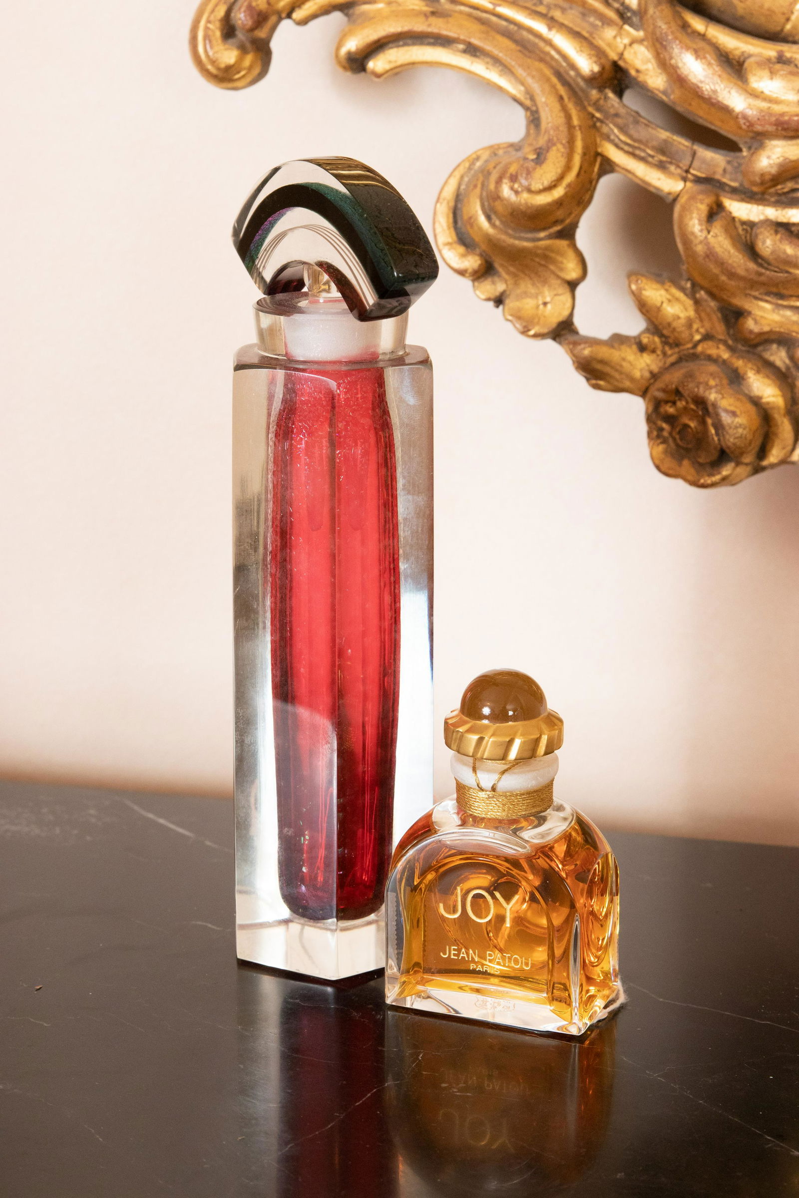 GOMA & BACCARAT CRYSTAL COLOGNE BOTTLES, 2 PCS, H (1 of 1)